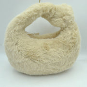 Structured Shoulder Bag with Long Double Straps and Clasp