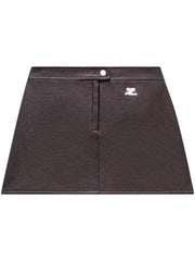 Courreges Women Minigonna Reedition Vinyl