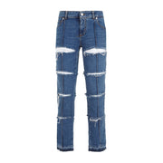 Alexander Mcqueen Denim Pants Women