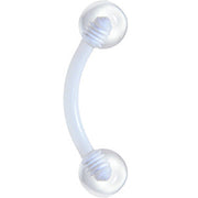 Bioplast Cool Clear Eyebrow Ring