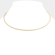 16 Inch Omega Chain Choker Necklace