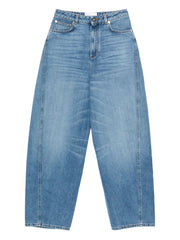 Givenchy Women Cocoon Logo-Patch Jeans