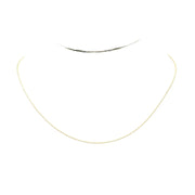 16 INCH, 1mm Stainless Steel Metal Chain Necklace