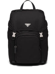 Prada Men Re-Nylon And Saffiano Leather Backpack