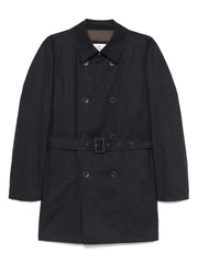 Herno Men Double-Breasted Trench Coat In Dean