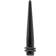 0G Black UV Acrylic Straight Taper