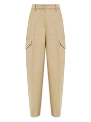 Givenchy Women Cotton And Wool Cocoon Trousers With Pockets