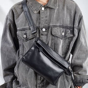 Fashion small crossbody bag men, simple breast bag, chest bag, chest purse, fanny pack, fanny pack crossbody