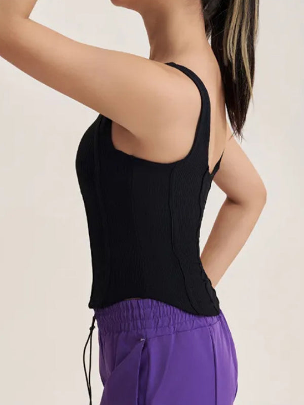 Ribbed Slim-Fit Tank Top