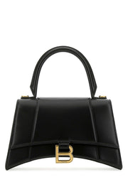 Balenciaga Women Black Leather Small Hourglass Handbag