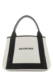Balenciaga Women Two-Tone Canvas Handbag