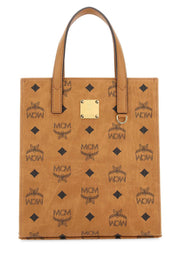Mcm Unisex Printed Canvas Shopping Bag