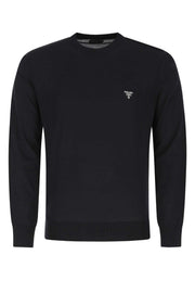 Prada Men Midnight Blue Wool Sweater