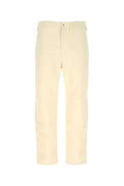 Jil Sander Men Ivory Cotton Pant