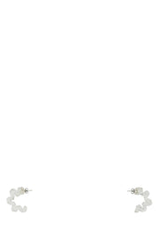 Bottega Veneta Women Transparent Glass Turn Earrings