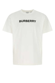 Burberry Men White Cotton T-Shirt