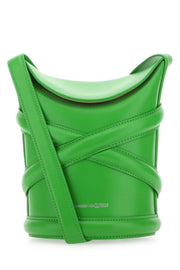 Alexander Mcqueen Women Grass Green The Curve Bucket Hat