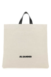 Jil Sander Women Sand Canvas Shopping Bag