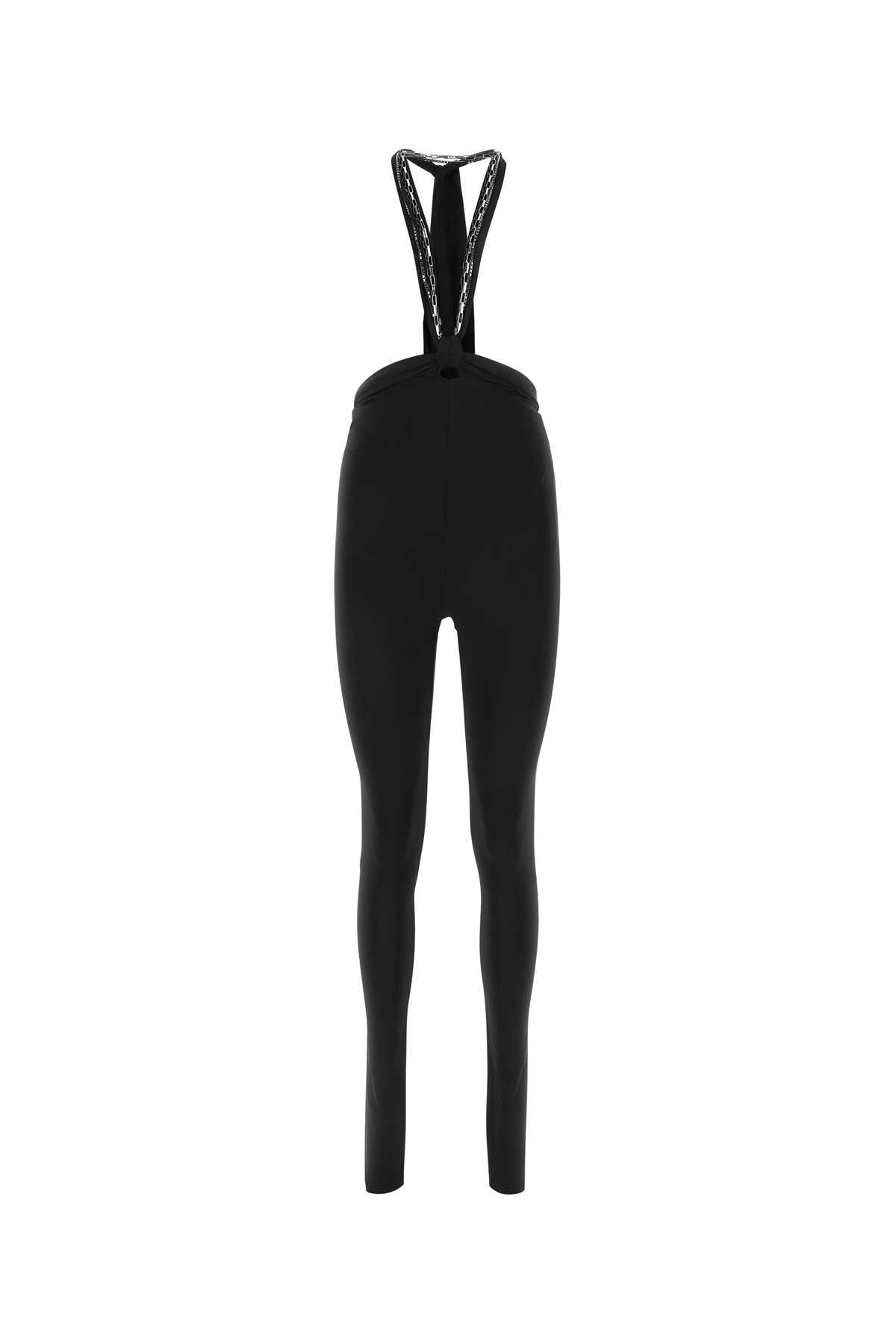 The Attico Women Black Stretch Polyester Ruby Pant