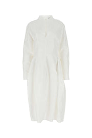 Bottega Veneta Women White Viscose Blend Dress