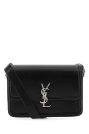 Saint Laurent Men Black Leather Solferino Shoulder Bag