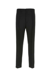 Prada Men Black Mohair Blend Pant