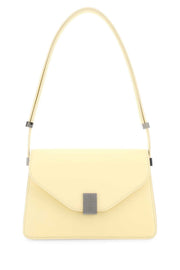 Lanvin Women Pastel Yellow Leather Concerto Shoulder Bag
