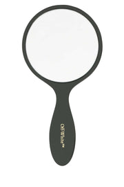Off White Unisex Army Green Acetate Bookish Hand Mirror