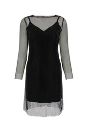 Max Mara Women Embellished Mesh Vezzo Mini Dress