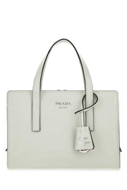 Prada Women Ivory Leather Re-Edition 1995 Handbag