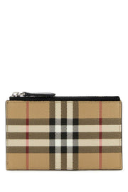 Burberry Men Printed Canvas Wallet