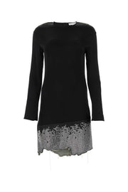 Jw Anderson Women Black Triacetate Blend Dress