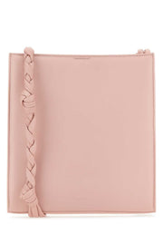 Jil Sander Women Pink Leather Tangle Shoulder Bag