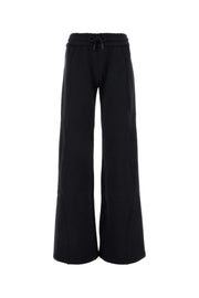 Off White Women Black Cotton Joggers