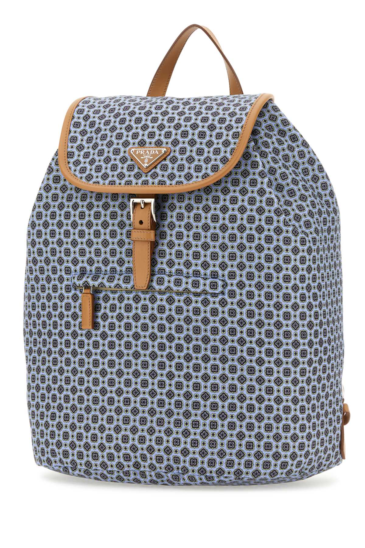 Prada Men Printed Re-Nylon Backpack