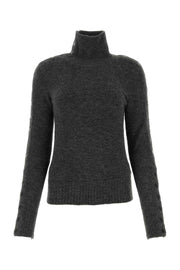 Isabel Marant Women Anthracite Nylon Blend Malo Sweater
