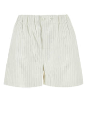 Bottega Veneta Women Printed Leather Shorts