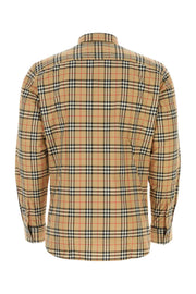 Burberry Men Embroidered Poplin Shirt