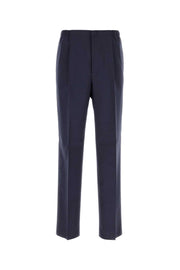 Fendi Men Blue Wool Pant