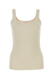 Valentino Garavani Women Sand Silk Tank Top