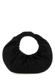 Alexander Wang Women Black Fabric Crescent Small Handbag