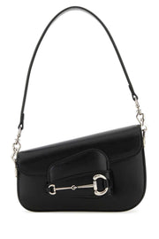 Gucci Women Black Leather Mini Gucci Horsebit 1955 Handbag