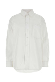 Bottega Veneta Women White Oxford Shirt