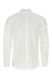 Valentino Garavani Men White Popeline Shirt