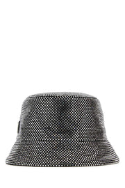 Prada Women Embellished Fabric Bucket Hat