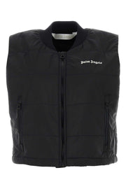 Palm Angels Women Black Nylon Vest