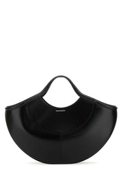Alexander Mcqueen Women Black Leather The Cove Shopping Bag