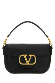 Valentino Garavani Women Black Leather Alltime Shoulder Bag