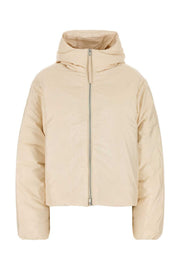 Jil Sander Women Cream Nylon Blend Down Jacket