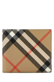 Burberry Men Printed E-Canvas Wallet